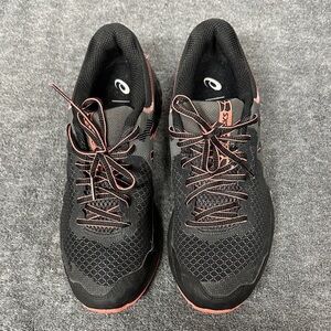 Asics Gel Sonoma 4 Women's Trail Hiking Shoes Size 10.0 Black Coral EUC!
